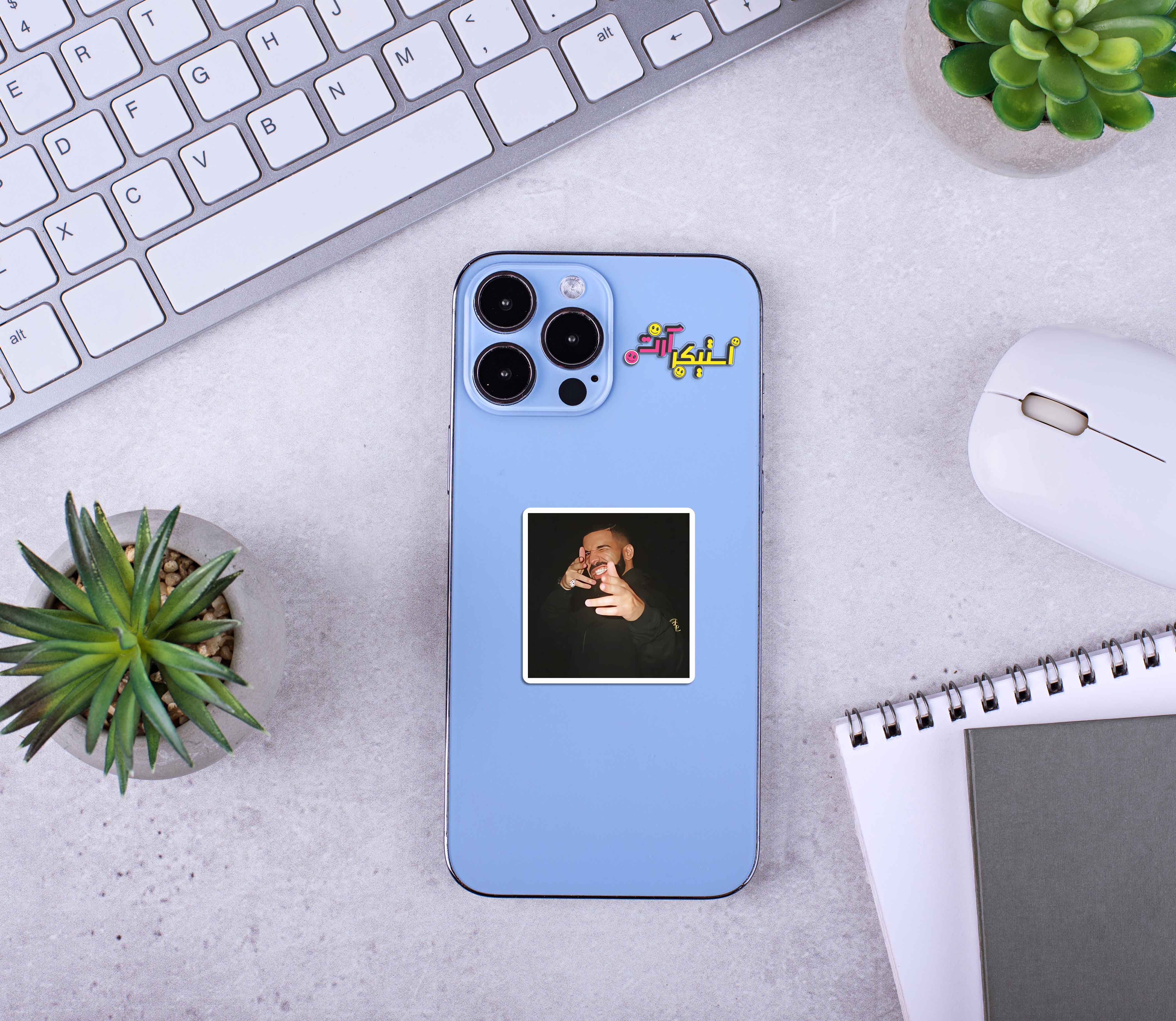 استیکر تکی دریک Drake – ژست خیابانی هیپ‌هاپ